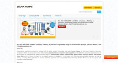 Desktop Screenshot of enovapumps.com